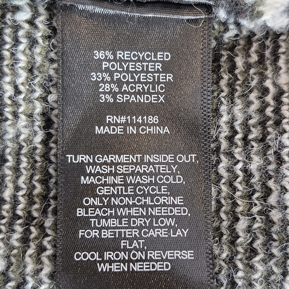 Frye The Cozy Cardigan Women's Southwestern Open Front Longline Sweater - Size L - Picture 13 of 16